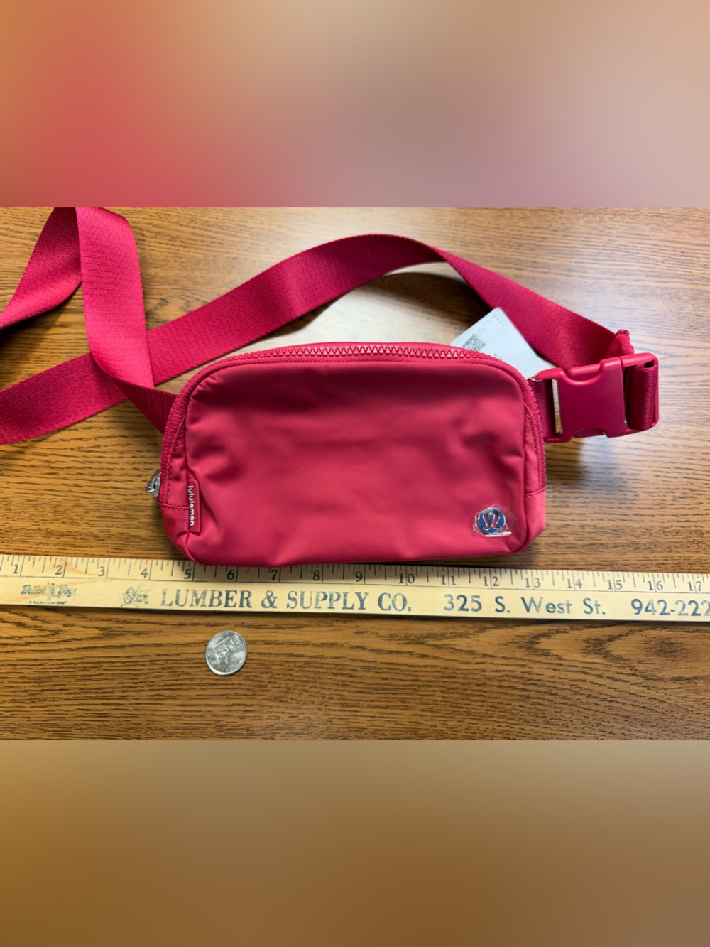 Pink lululemon bag